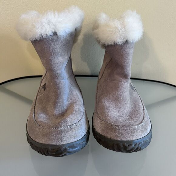 Sorel Out N About Bootie Suede Faux Fur Lining Gray Women’s Size 7 NL3073-061 - Picture 2 of 9